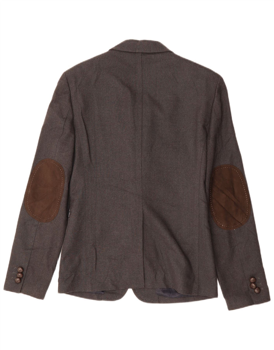 Męska marynarka ZARA zapinana na 3 guziki, EU 48, średnioszary poliester