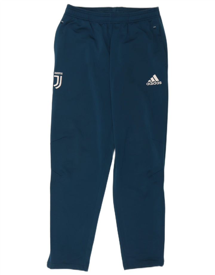 Męskie spodnie dresowe Adidas Juventus Graphic, średnioniebieskie, poliestrowe