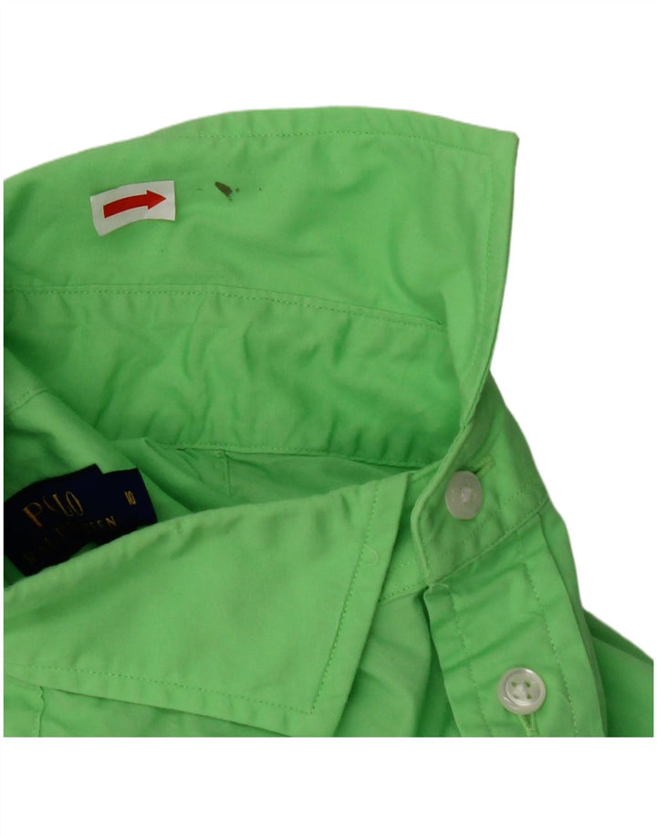 Koszula damska POLO RALPH LAUREN US 10, duża, zielona bawełniana