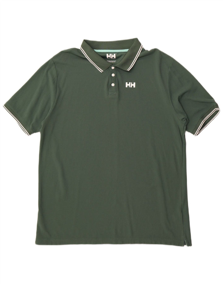 Helly Hansen Mens Regular Polo Shirt 2XL Green Polyamide