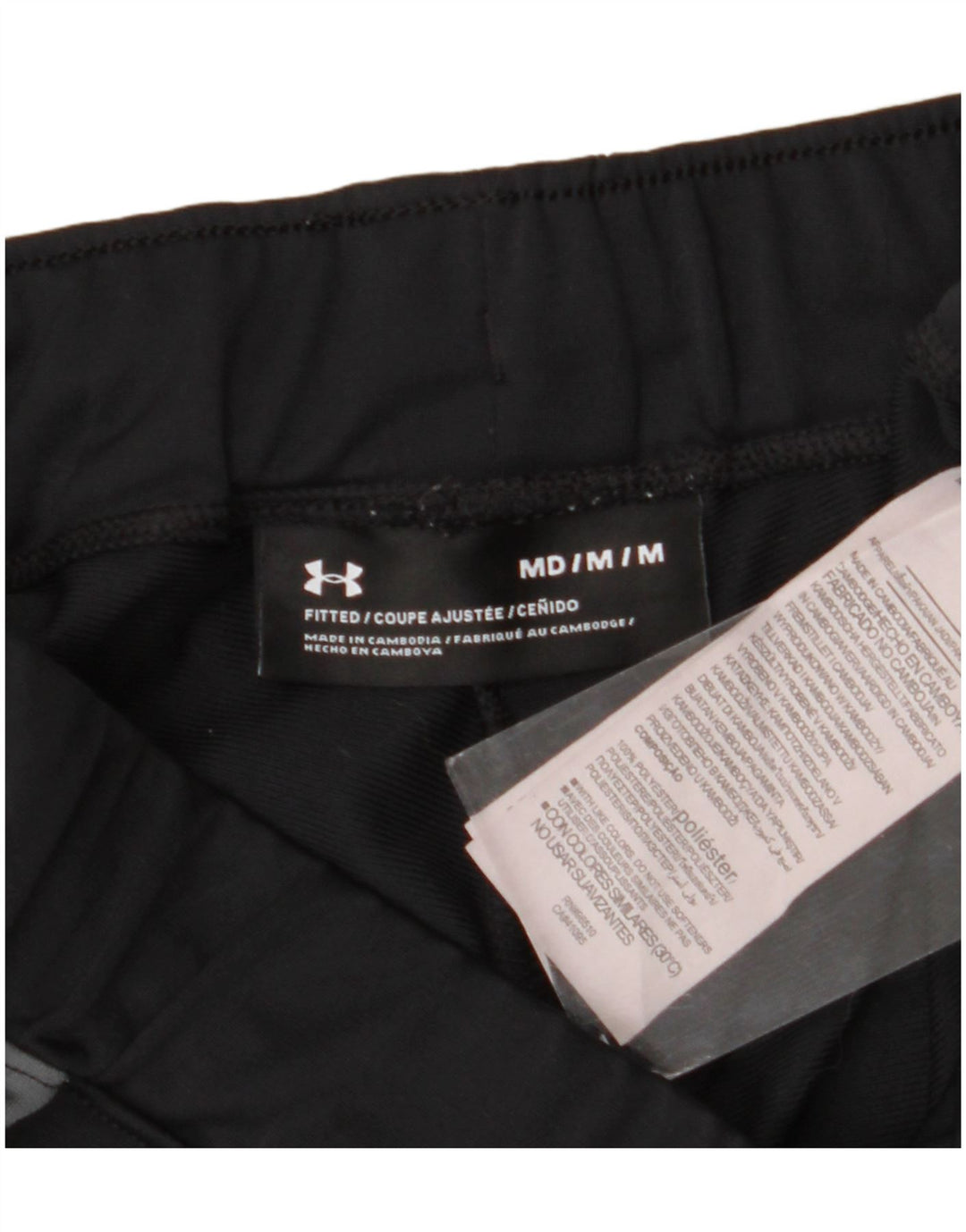 Męskie spodnie dresowe Under Armour, poliester w kolorze średniej czarnej kolorystyki