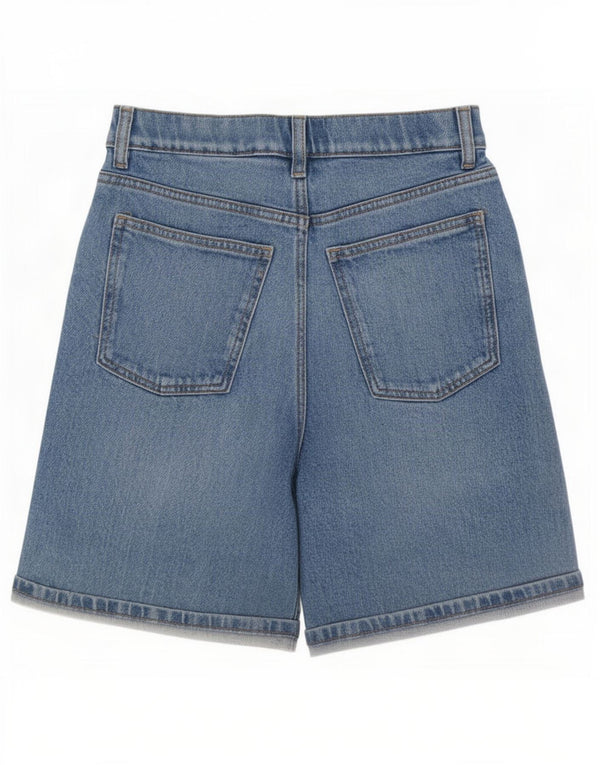 Marks & Spencer Damskie spodenki jeansowe Boyfriend UK 6 XS W25 Niebieskie, bawełniane