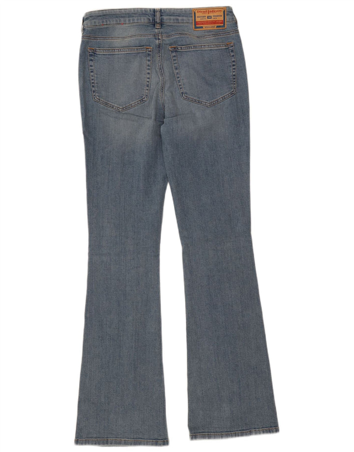 Damskie jeansy rozkloszowane Diesel W29 L33 Niebieskie bawełniane