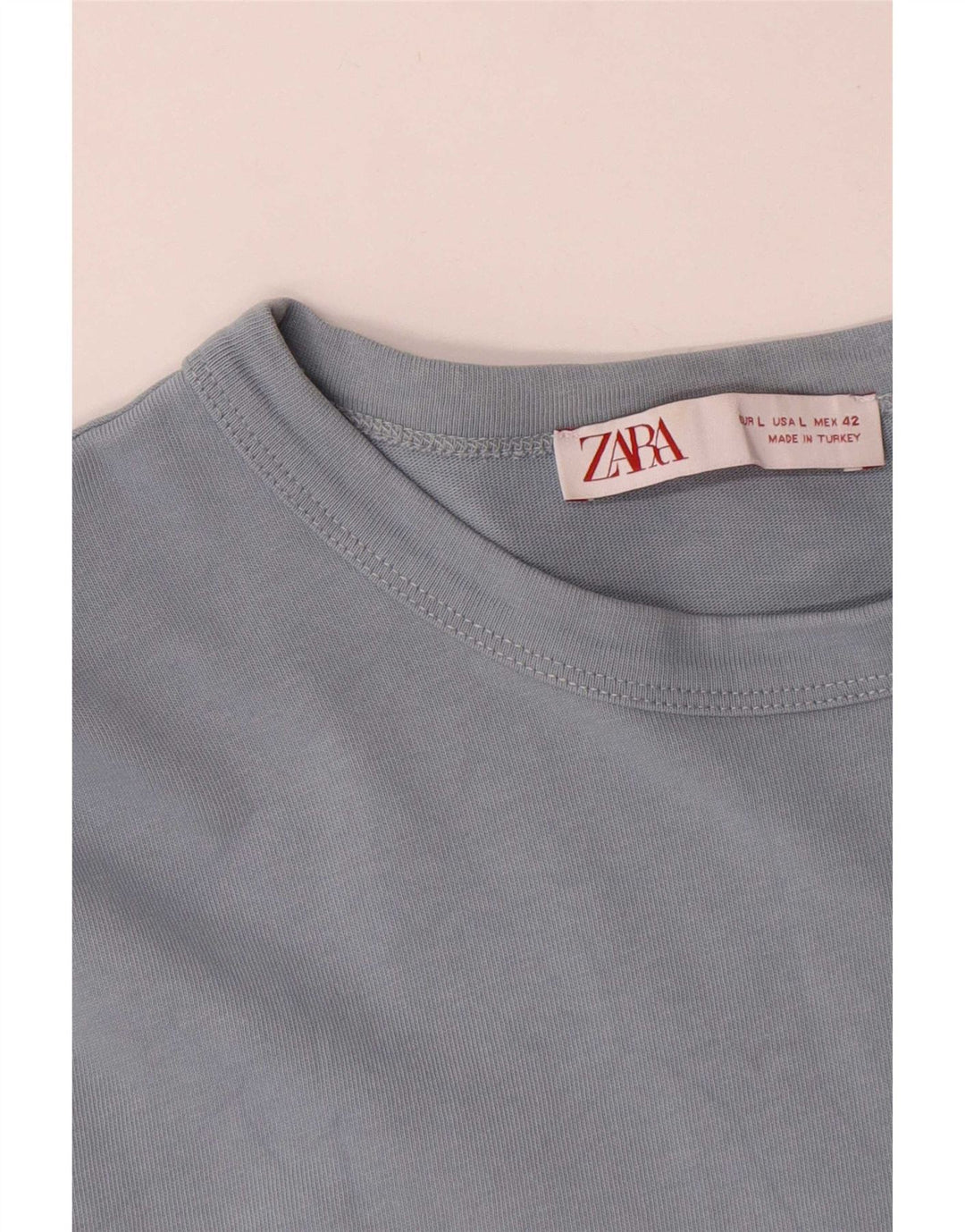 Męski top z długim rękawem Zara, duży, niebieski