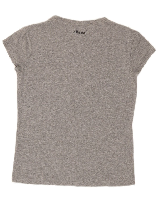 Damska koszulka graficzna Ellesse Top UK 18 XL, szara