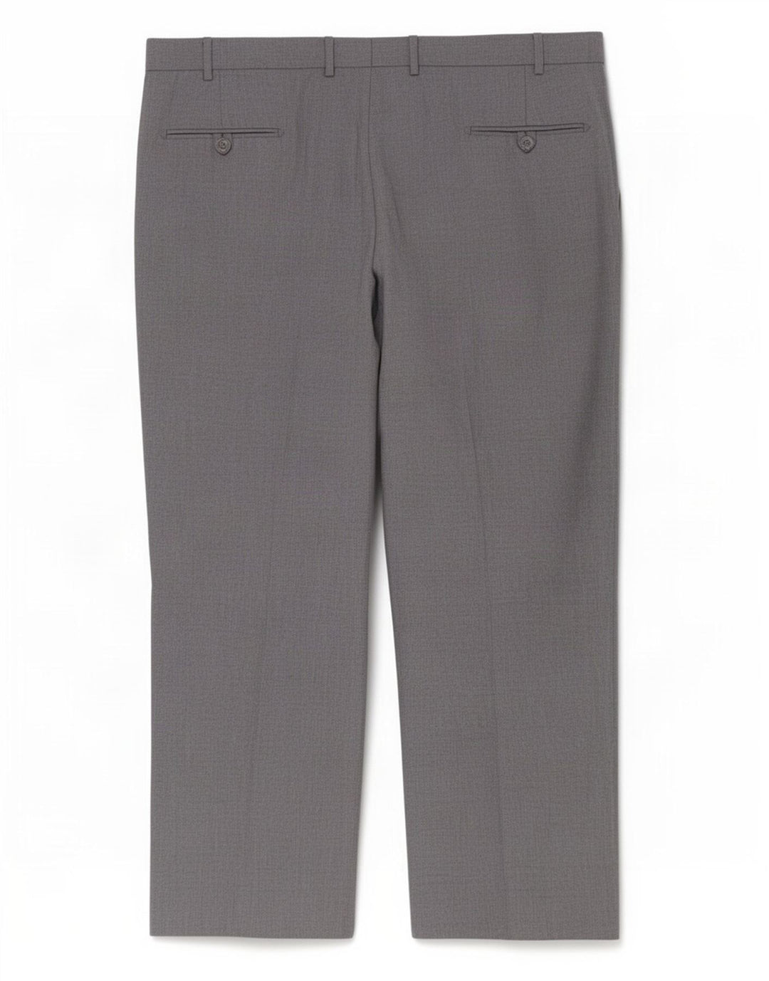 Męskie proste spodnie chino Marks & Spencer W44 L29 Szary poliester