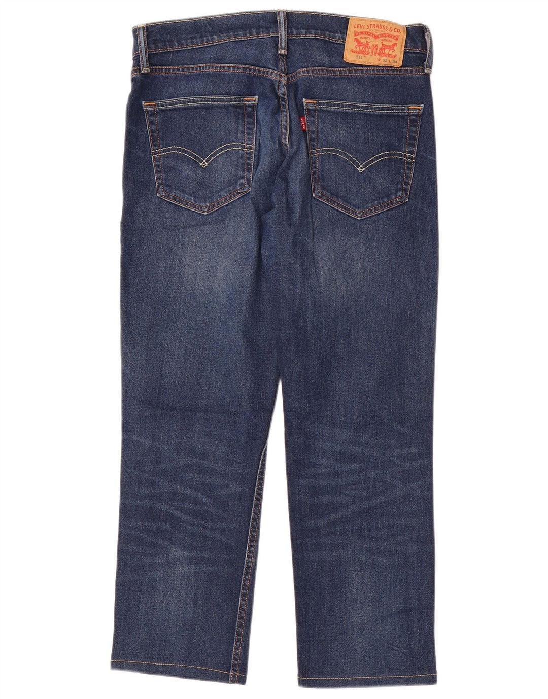 Męskie jeansy Levi's 511 Slim W32 L26 Niebieska bawełna