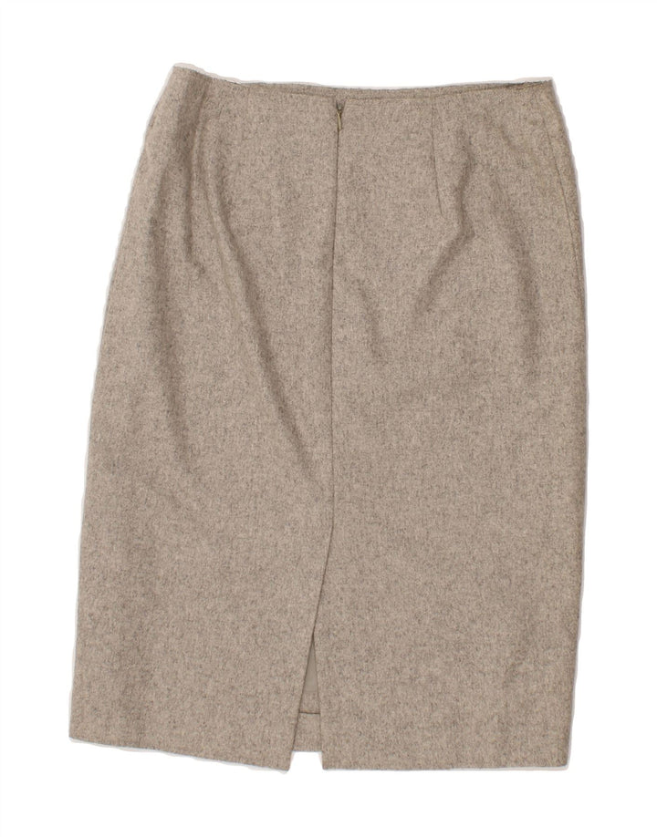 MAX & CO. Womens Straight Skirt IT 42 Medium W30  Grey Wool Vintage Max & Co. and Second-Hand Max & Co. from Messina Hembry 