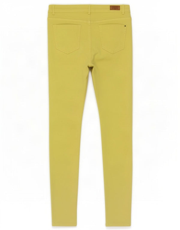 Spodnie damskie Zara Trafaluc Skinny Casual EU 42 Large W32 L32 Żółte
