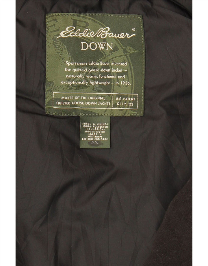 Damska wyściełana kamizelka EDDIE BAUER UK 20 2XL z poliestru w czerwoną kratę