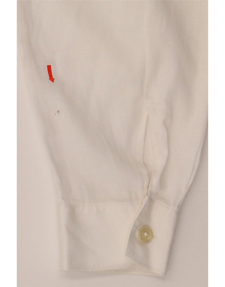 VINTAGE Womens Shirt Blouse UK 12 Medium White Vintage Vintage and Second-Hand Vintage from Messina Hembry 