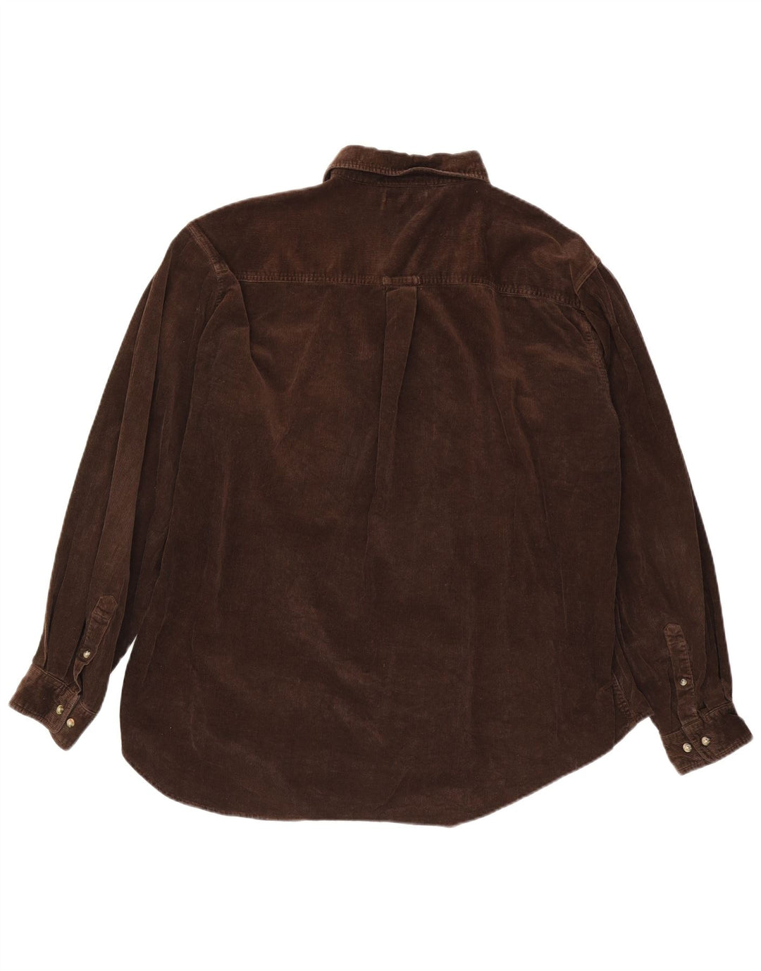 Koszula sztruksowa CONTE OF FLORENCE 2XL, brązowa, bawełniana