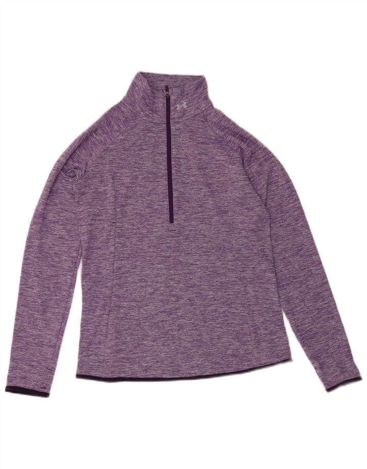 Damska bluza dresowa Under Armour UK 12, średnio fioletowa, nakrapiana