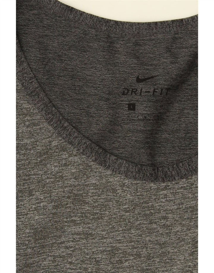 Męska kamizelka Nike Dri Fit, duża, szara, nakrapiana