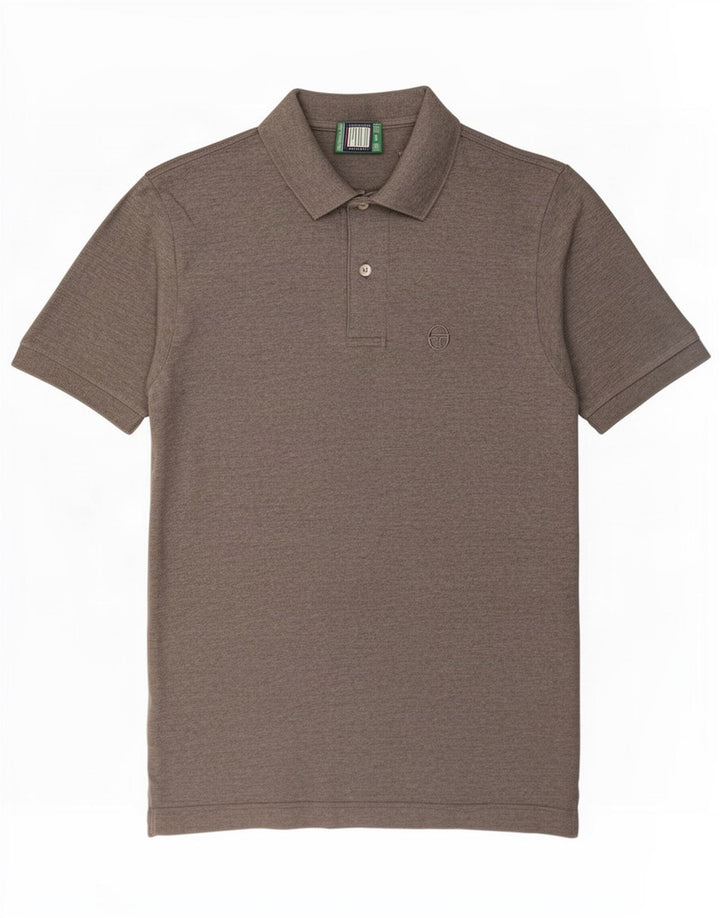 Męska koszulka polo Sergio Tacchini IT 50, średnia szara bawełna