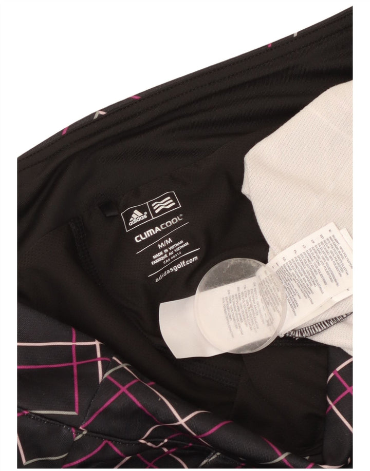 Adidas Damskie Climacool Skort UK 14 Średni Czarny Poliester w kratkę