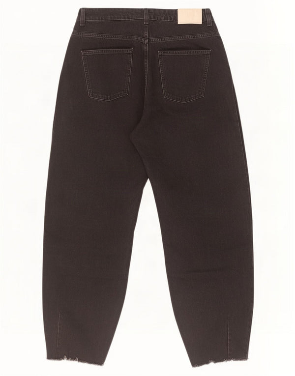 Damskie jeansy z wysokim stanem Zara EU 40 Medium W30 L27 Czarna bawełna
