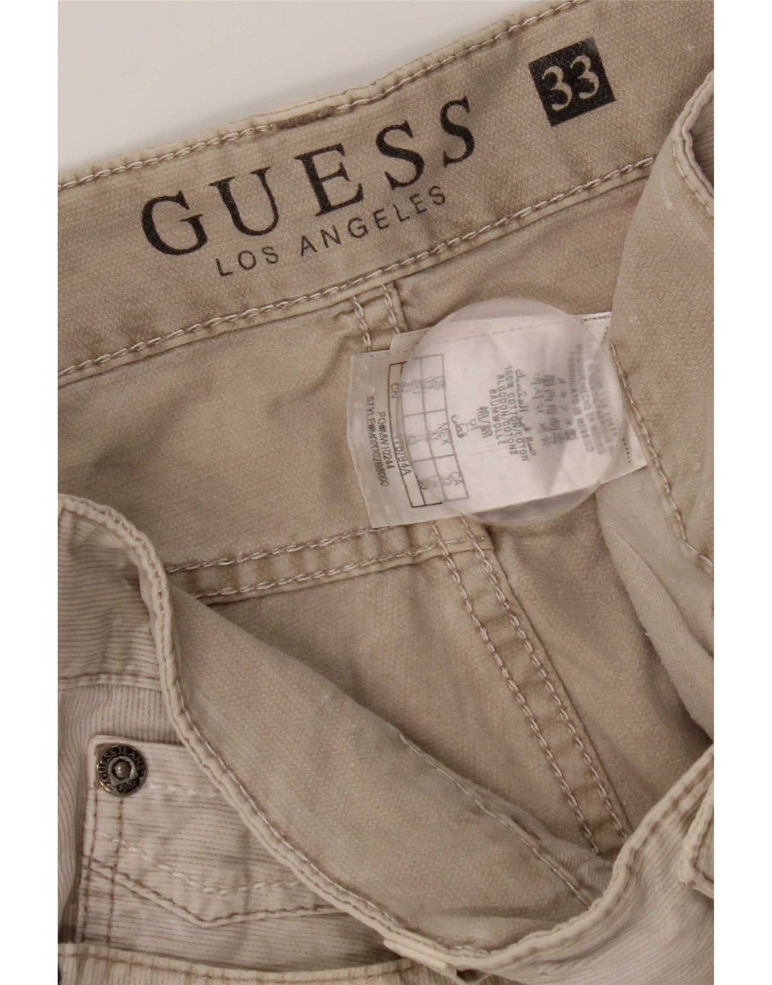 Męskie szorty Guess W33, duże, szare