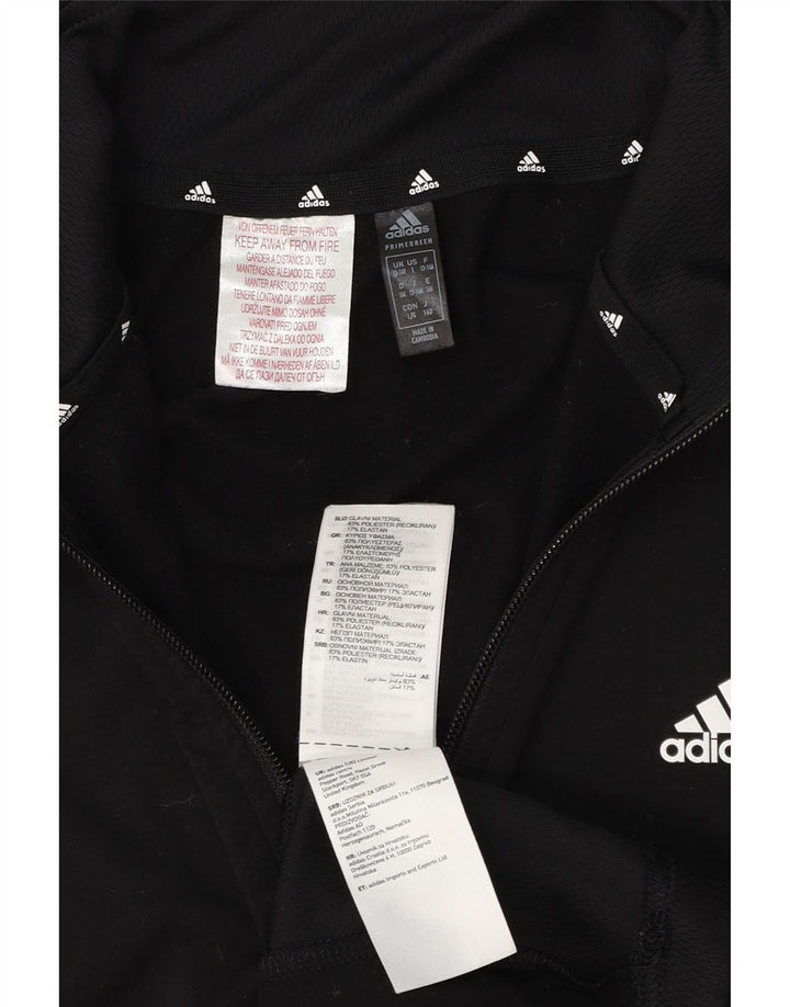 Chłopięcy dres Adidas Aeroready z zamkiem błyskawicznym na szyi, 13-14 lat, czarny