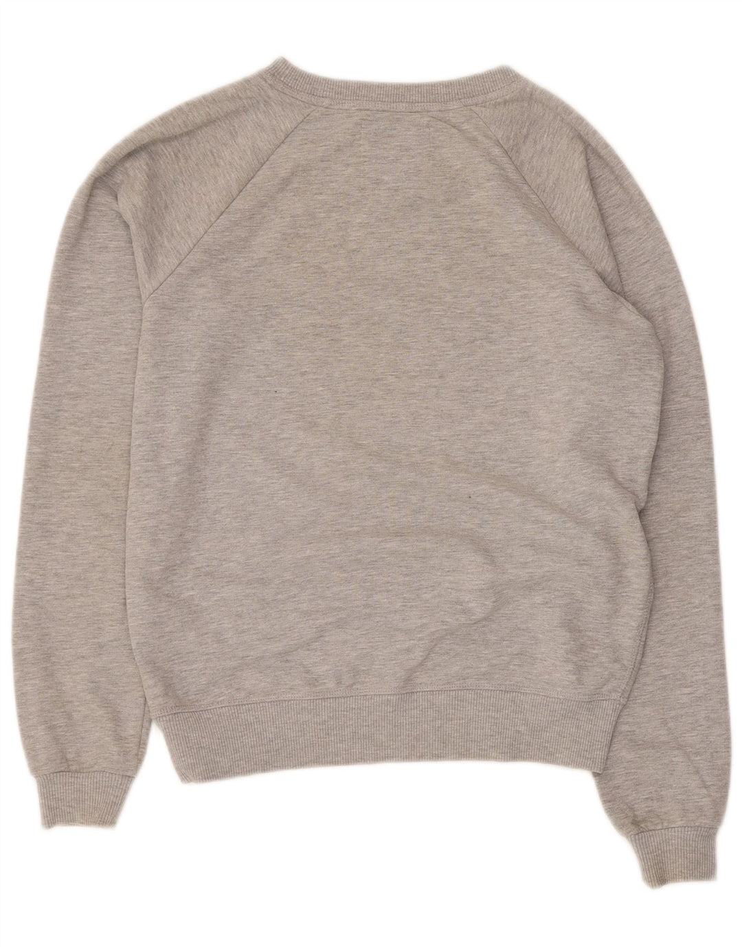 Damski sweter z grafiką Superdry UK 10, mały, szary nakrapiany