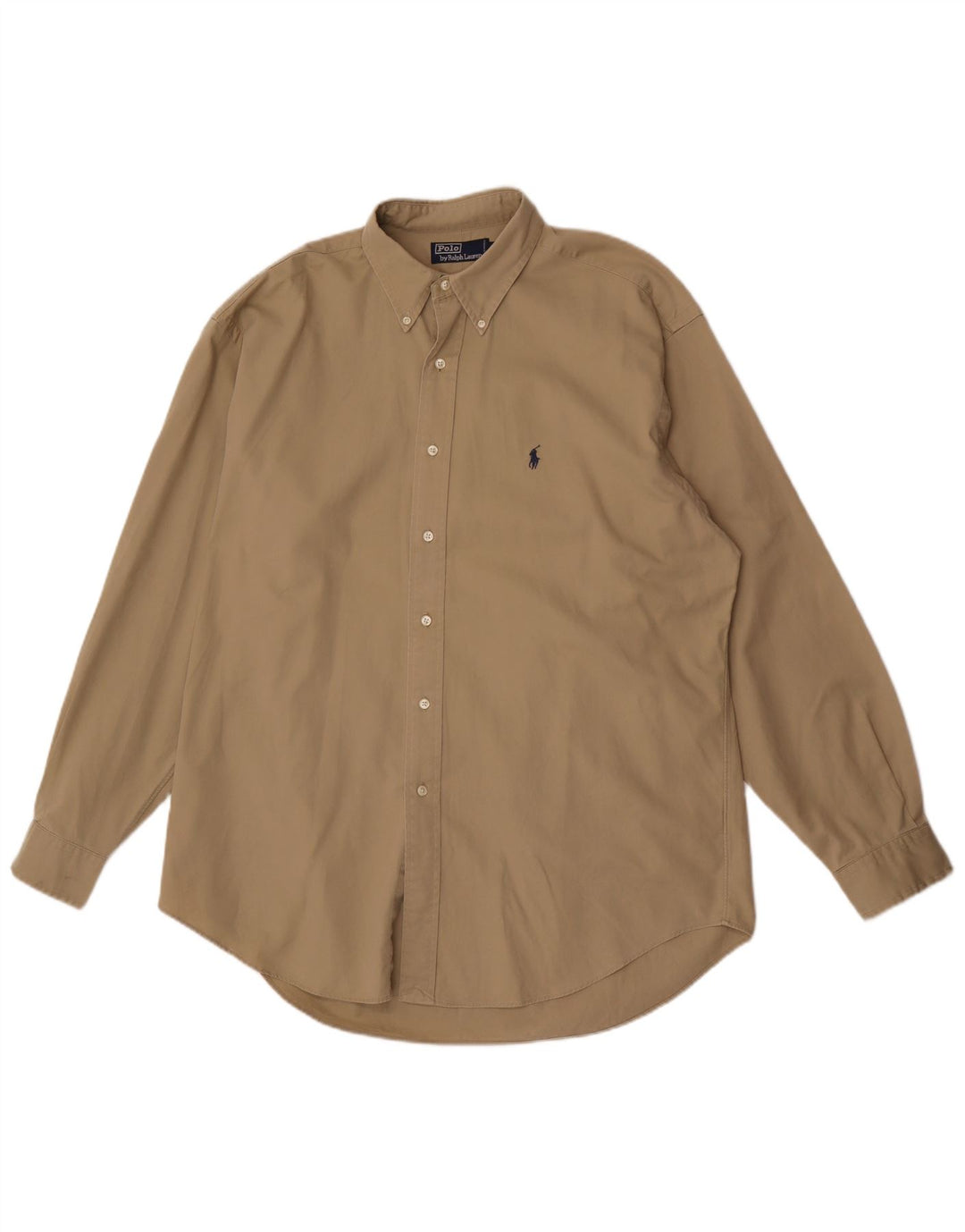 Koszula męska Polo Ralph Lauren, duża, beżowa, bawełniana