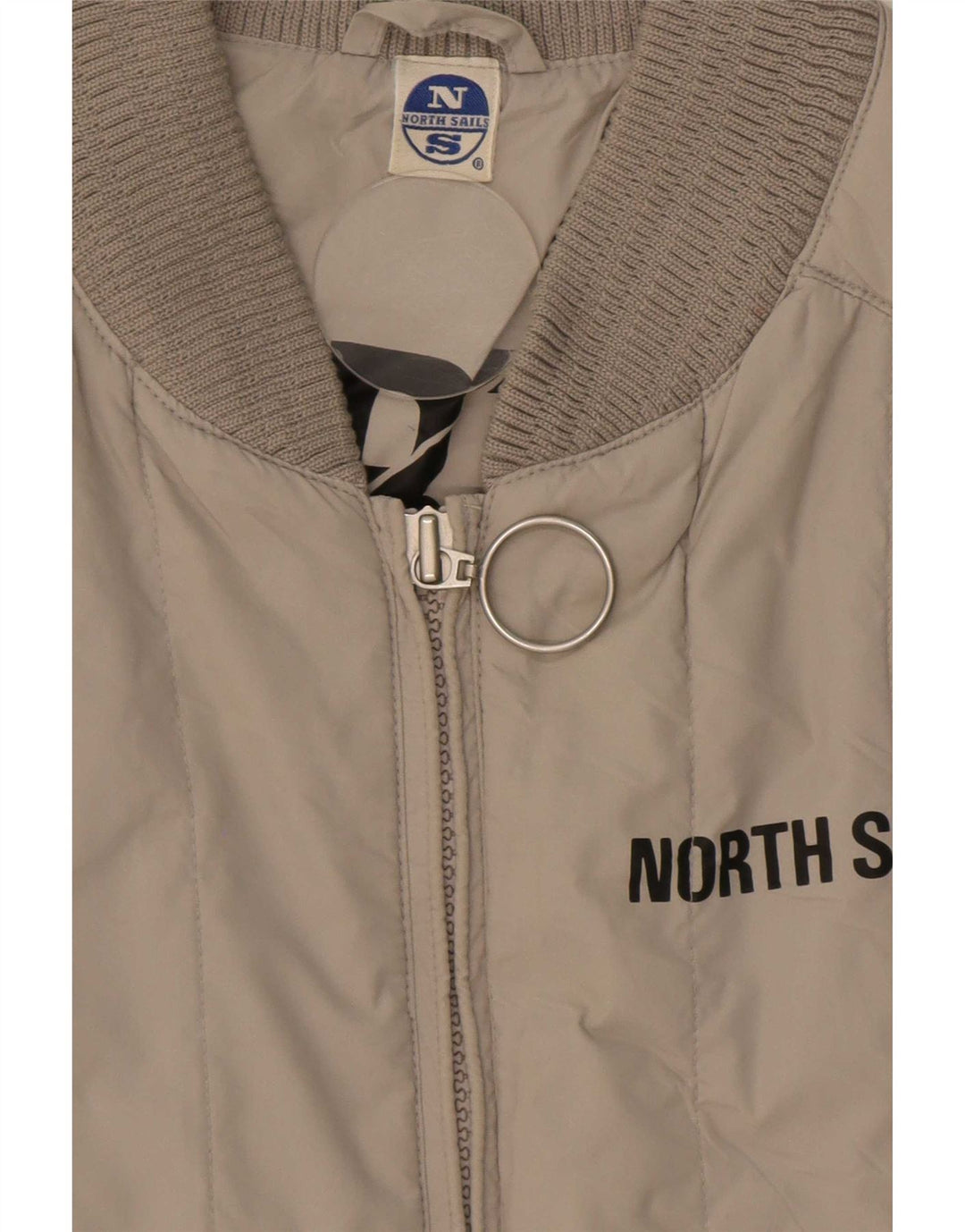Męska wyściełana kamizelka North Sails UK 42 XL, beżowy poliamid