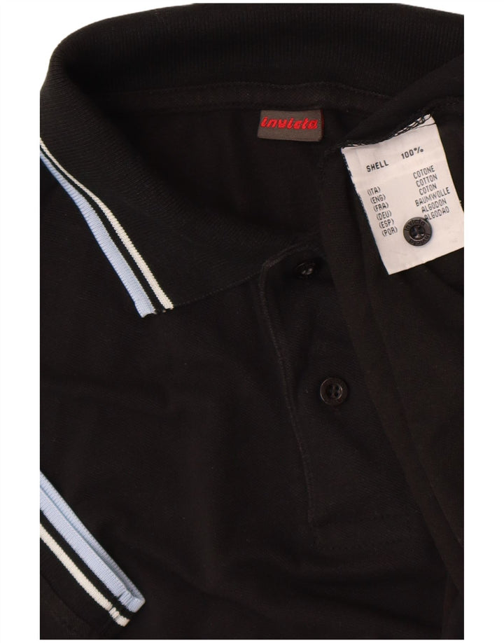 Męska koszulka polo XL Invicta XL, czarna, bawełniana