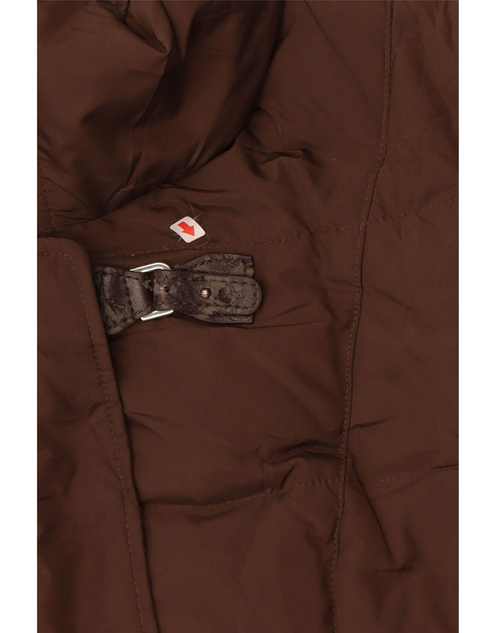 Damska ocieplana kurtka GEOX UK 12 Średni brąz