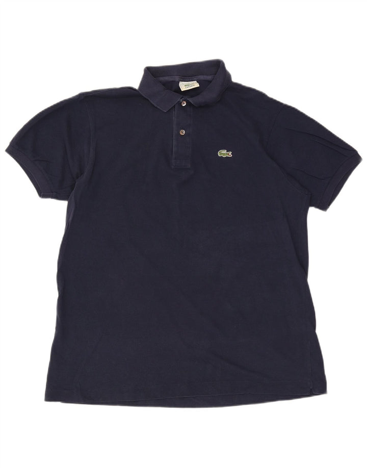 Męska koszulka polo Lacoste, rozmiar 5, duża, granatowa, bawełniana