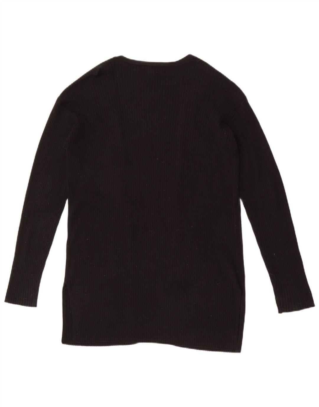 Marks & Spencer Damski sweter oversize z otwartym kardiganem UK 6 XS, czarny