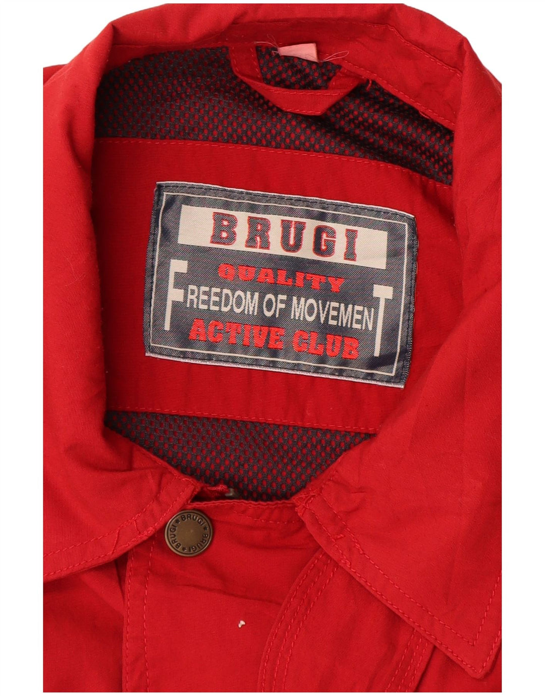 Męska kurtka bomberka BRUGI IT 52 XL, czerwona, poliester
