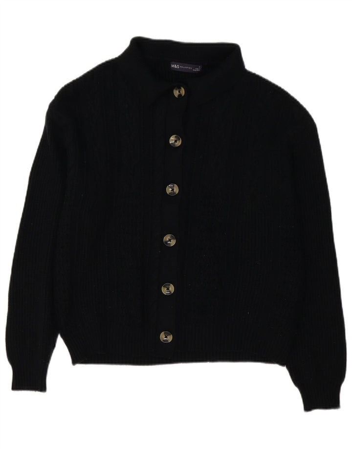 Sweter damski Marks & Spencer UK 14, średni czarny, wiskoza