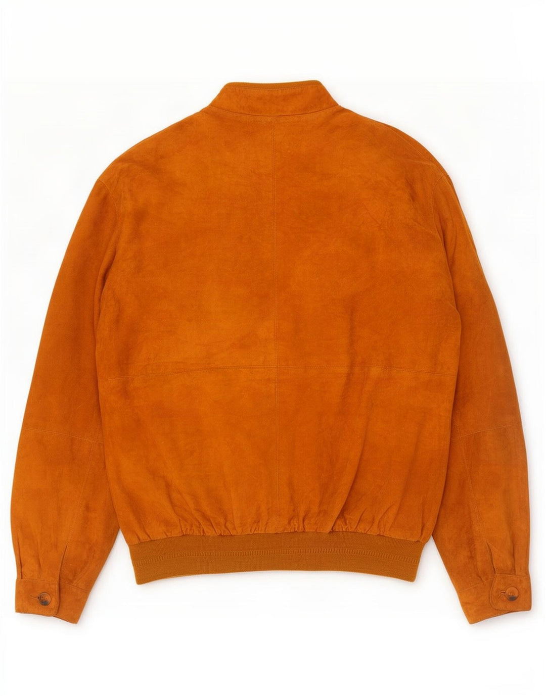Vintage męska zamszowa kurtka bomber IT 50 duża brązowa skóra