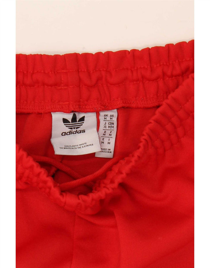 Męskie spodnie dresowe Adidas Aeroready, średnio czerwone, poliestrowe