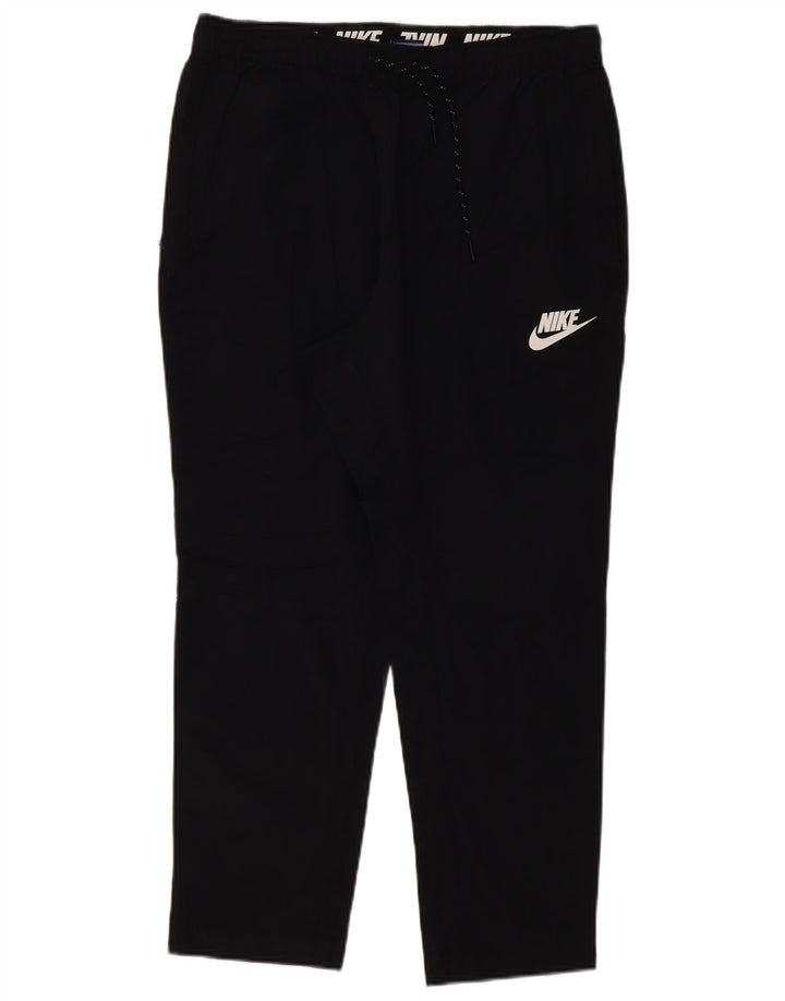 Damskie spodnie dresowe Nike UK 14, duże, czarne, bawełniane