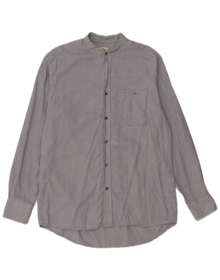 Koszula męska Lacoste w kratkę, rozmiar 40, bawełniana klasyczna, w kolorze średniego niebieskiego w pepitkę