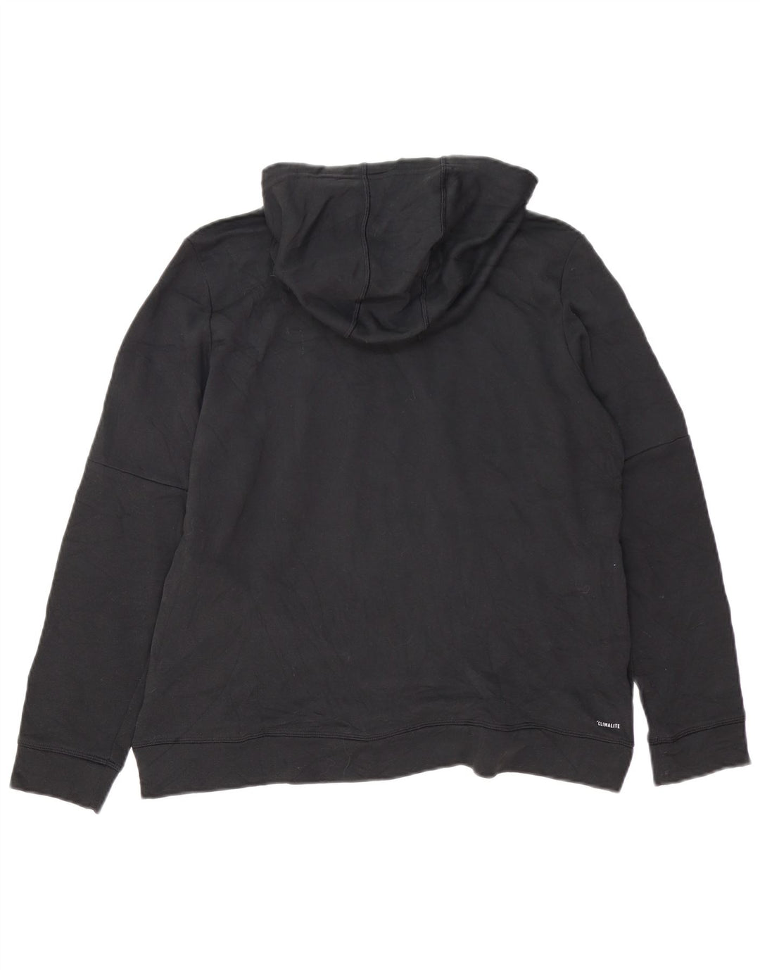 Damska bluza z kapturem Adidas Climalite UK 16/18, duży, czarny poliester