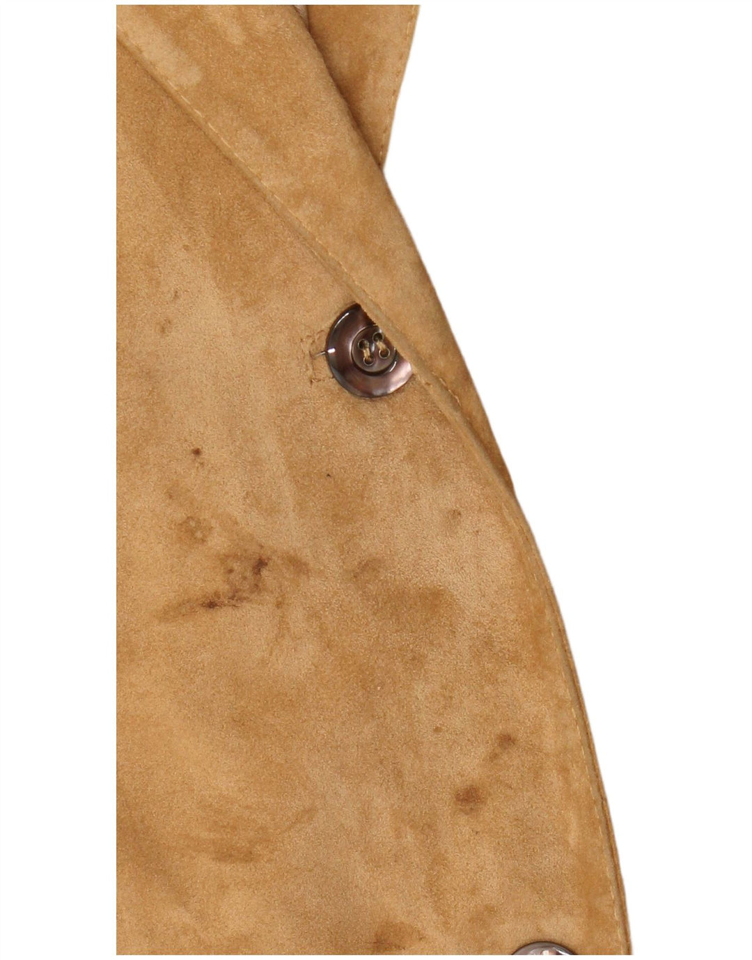 Vintage damska marynarka zapinana na 2 guziki, UK 14, średni brąz