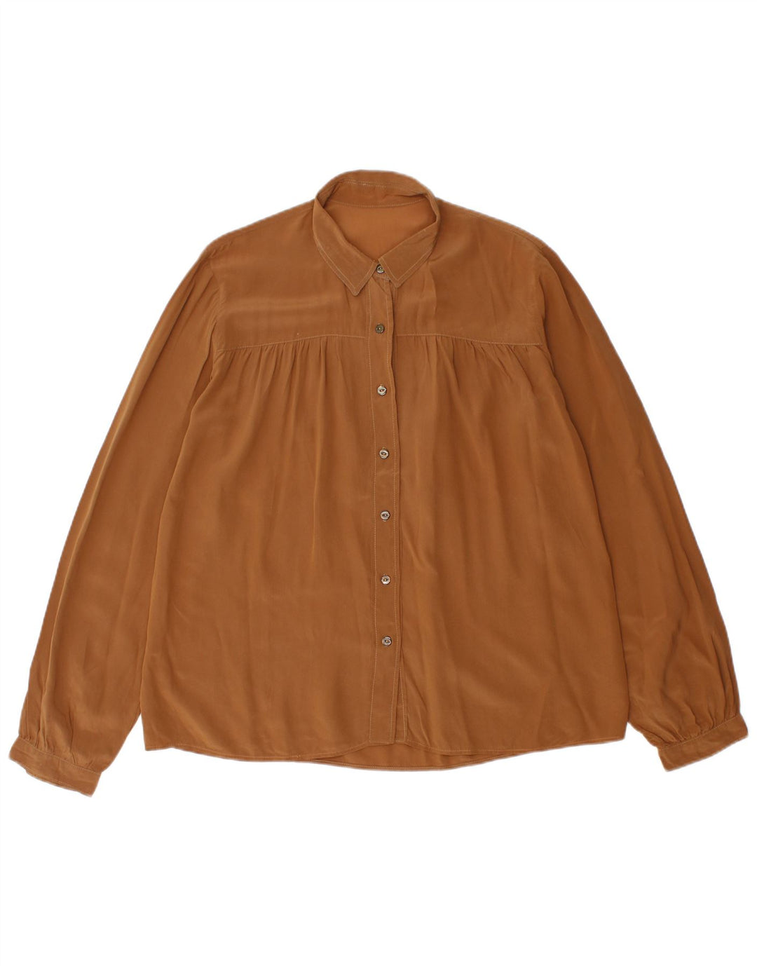 Koszula damska VINTAGE UK 18 XL brązowa