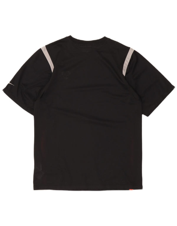 T-shirt męski Nike Top UK 38/40 Średni czarny, kolorowy poliester, sportowy