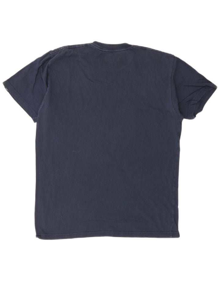 T-shirt męski Vans o klasycznym kroju, średni, granatowy, bawełniany