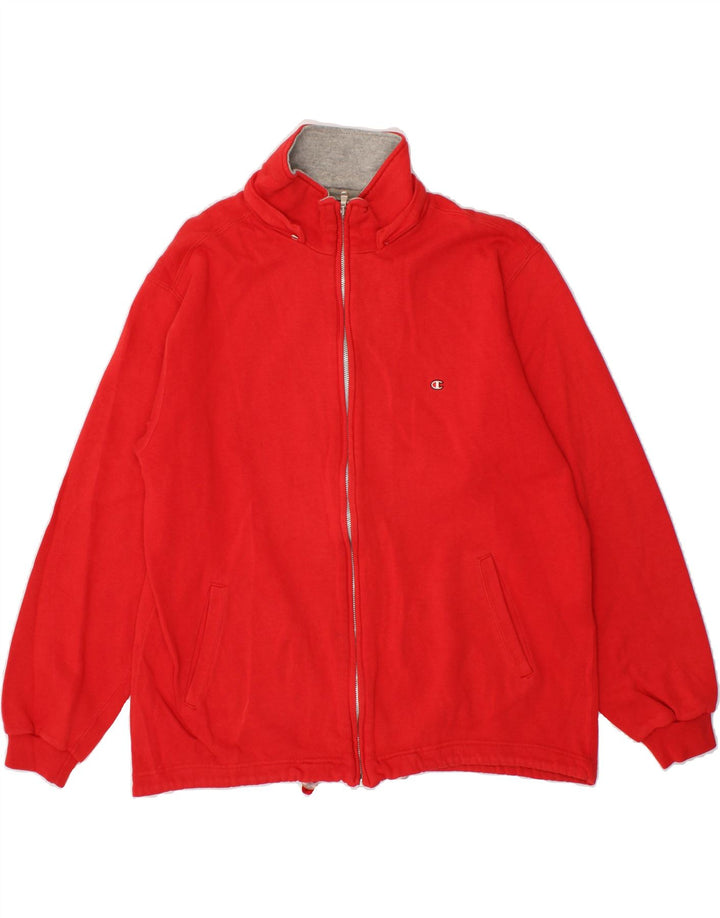 CHAMPION Mens Tracksuit Top Jacket Large Red Cotton Vintage Champion and Second-Hand Champion from Messina Hembry 