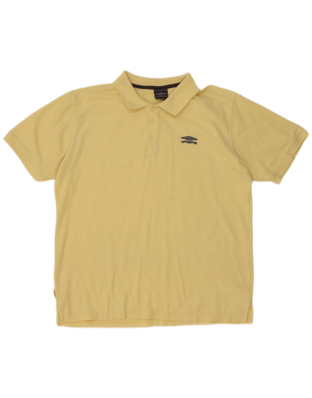 Męska koszulka polo Umbro XL, żółta, poliestrowa