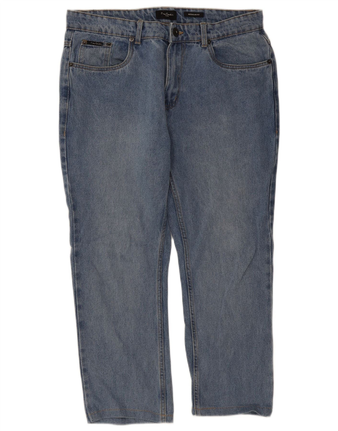 Męskie jeansy proste Pierre Cardin o regularnym kroju W34 L24 niebieskie