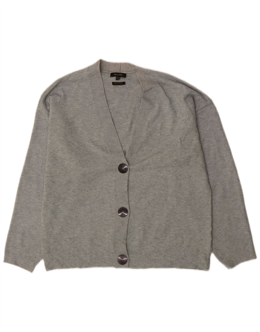 Damski sweter oversize Massimo Dutti UK 6 XS, szary