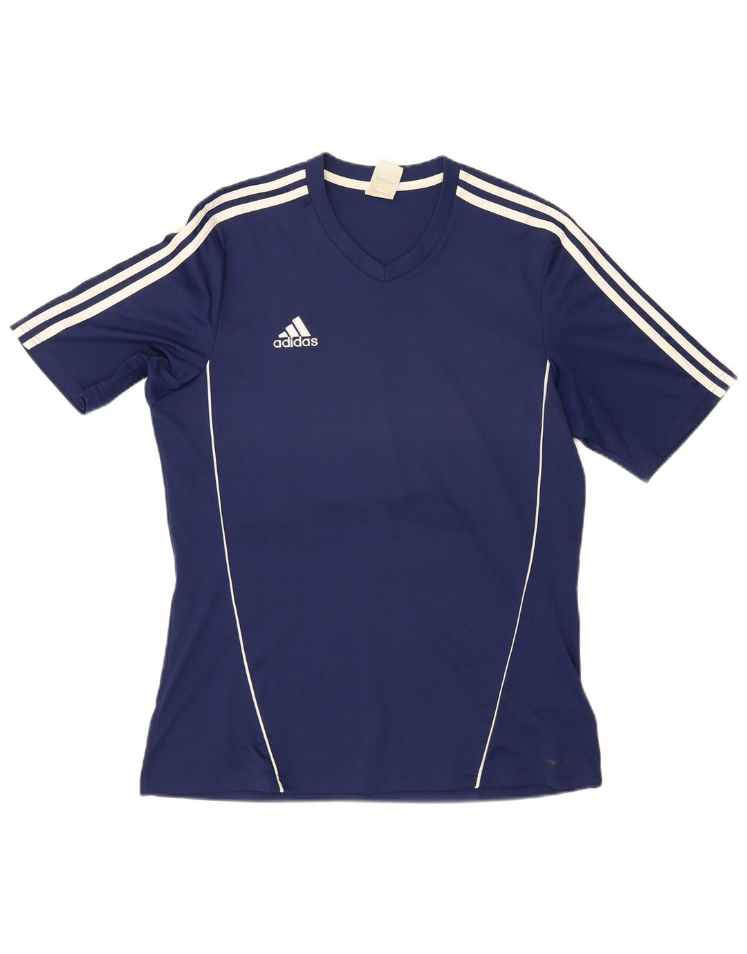 Adidas Męski T-shirt Top Duży Granatowy Poliester