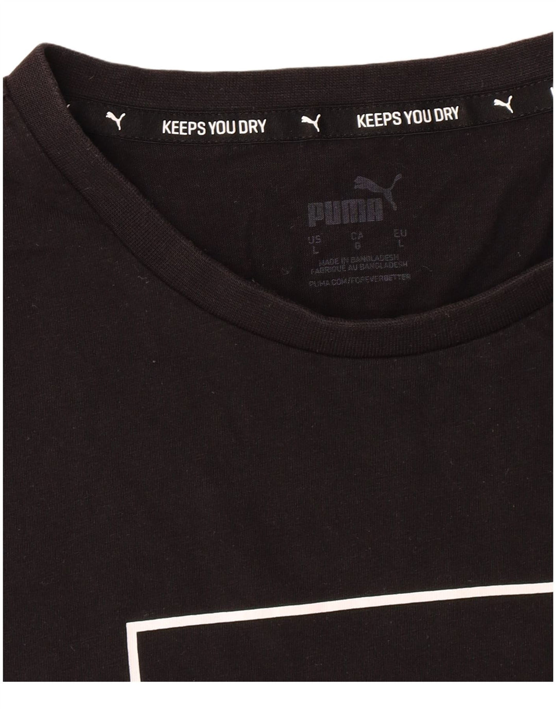 Męski T-shirt z grafiką PUMA, duży, czarny