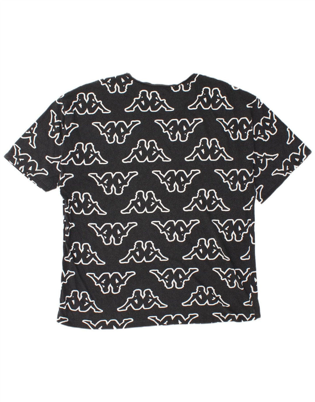 Męski T-shirt z grafiką Kappa Tezenis, duży, czarny