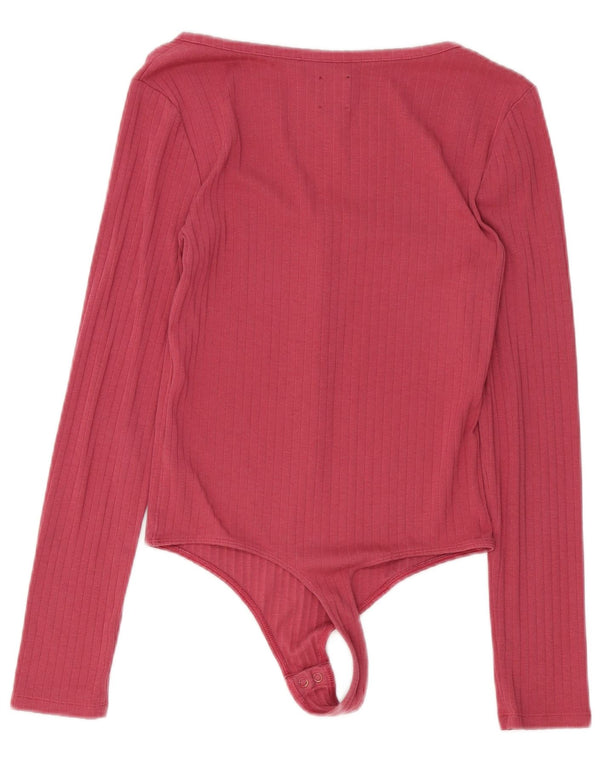 Body damskie Gap z długim rękawem UK 10, małe, różowe, bawełniane