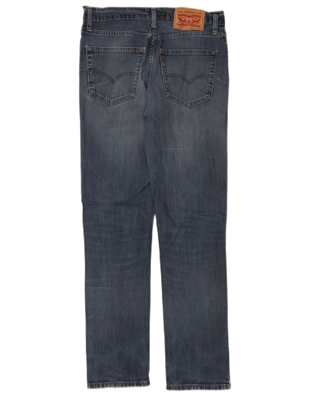 Męskie jeansy Levi's 511 Slim W31 L32 Niebieskie bawełniane